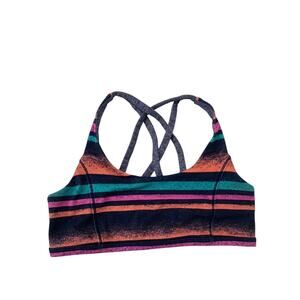 Size 12 Iviva Girls Sports Bra Lululemon Reversible Strappy